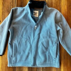 Old Navy Boys Size Small Blue 1/4 zip fleece pullover